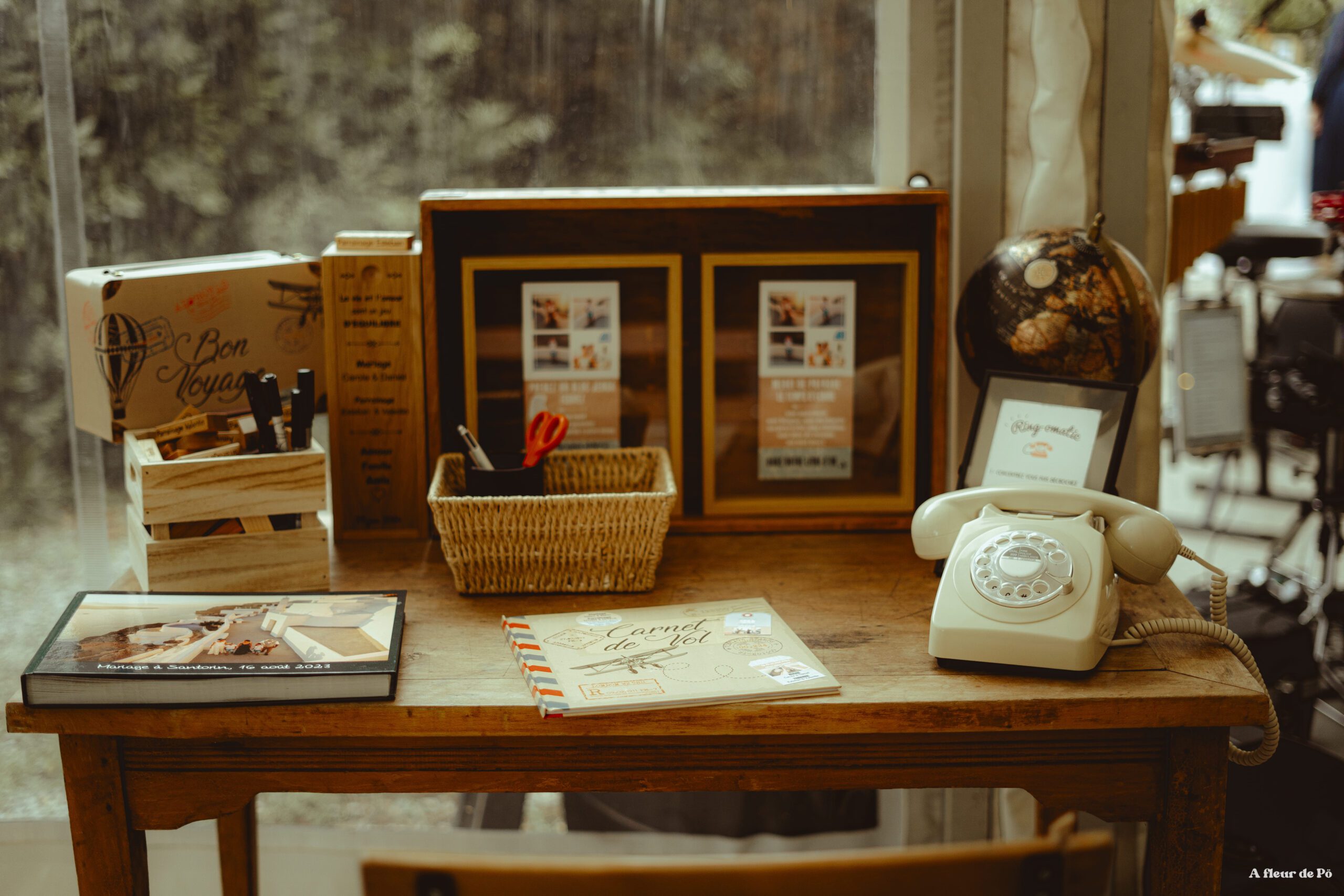 Livre d'or mariage vintage