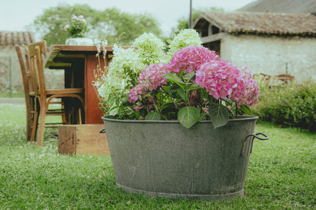 Location bassine en zinc pour mariage tarn albi 